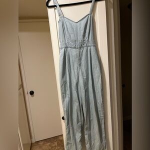 Express Light Blue Jumpsuit